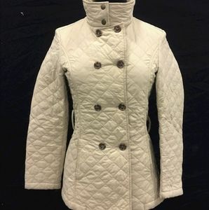 Authentic BURBERRY Quilted Women's Coat Sz 10